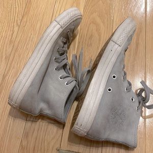 Converse Chuck Taylor All Star Hi Plimsolls In Grey 157523C- Size 6 men, 8 women